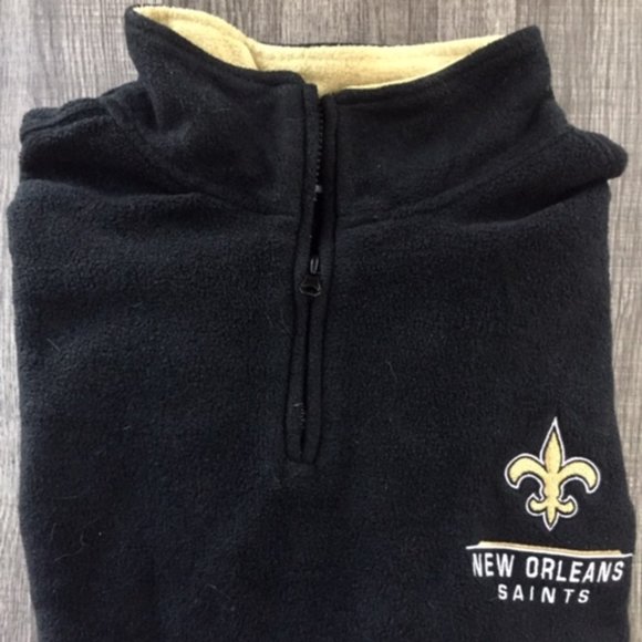 NFL Other - NFL NEW ORLEANS SAINTS ¼ Zip Pullover - WHO DAT!